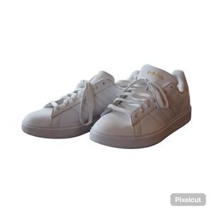Adidas Grand Corps Base 00's White Gold Sneakers Women's Size 8
